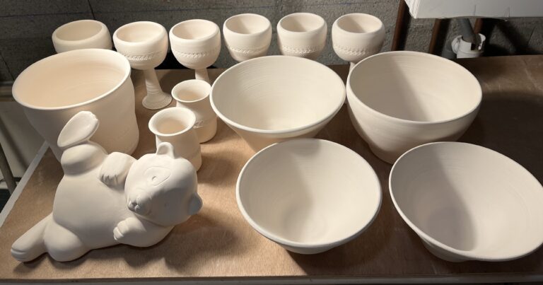 Première cuisson de grès